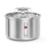 Fuente de agua para gatos AquaPet acero inoxidable 304